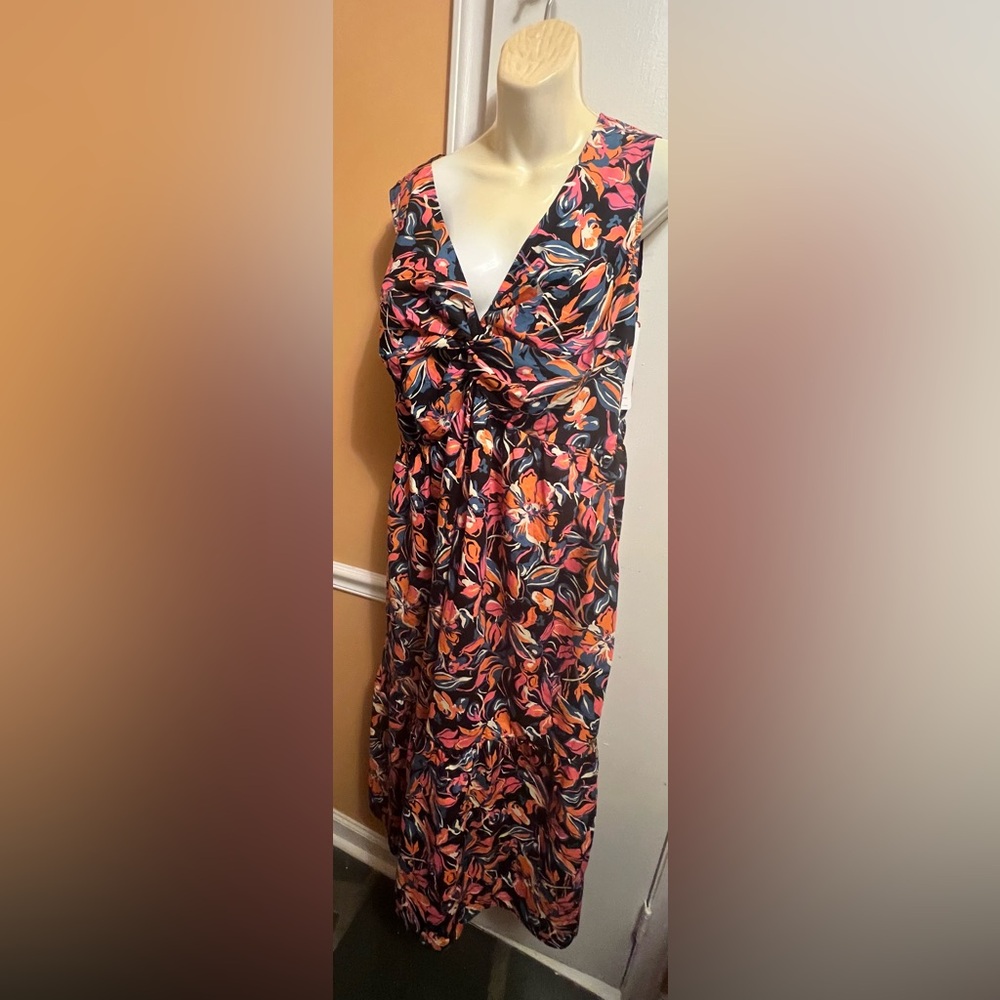 French Connection front twist dress